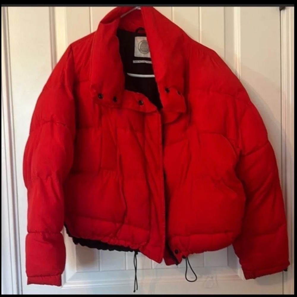 UO red jacket